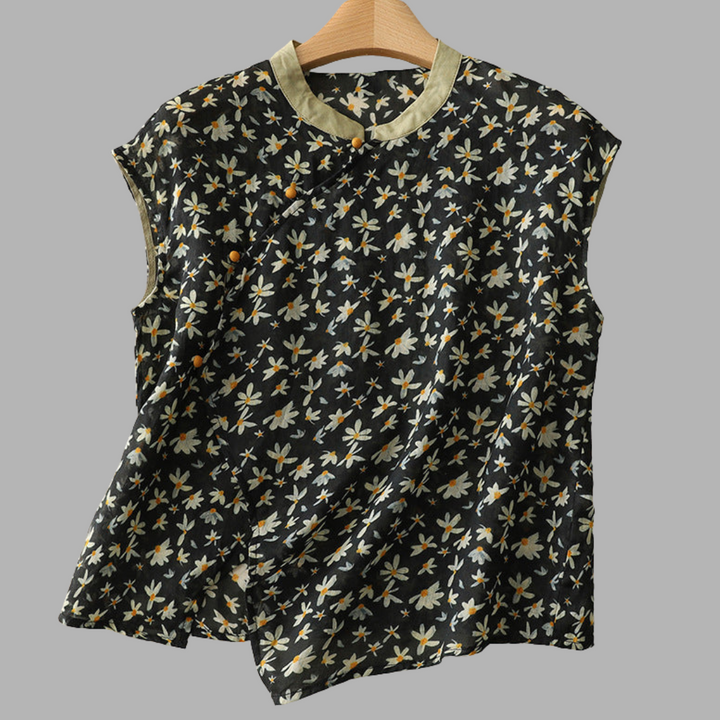 Juliane | Elegant Linen Top for Summer