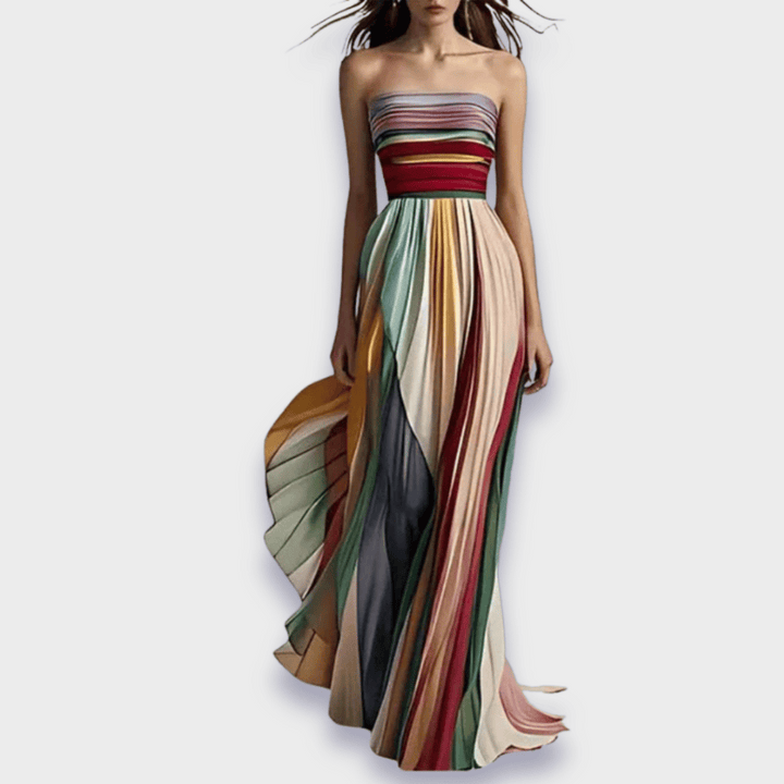 Gesine | Long Dress Made from Premium Fabric, Handmade