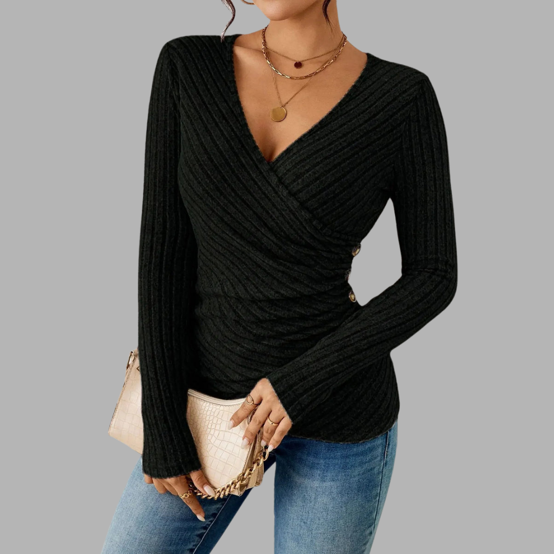 Melina | Shaping Long Sleeve Shirt with Slimming Effect