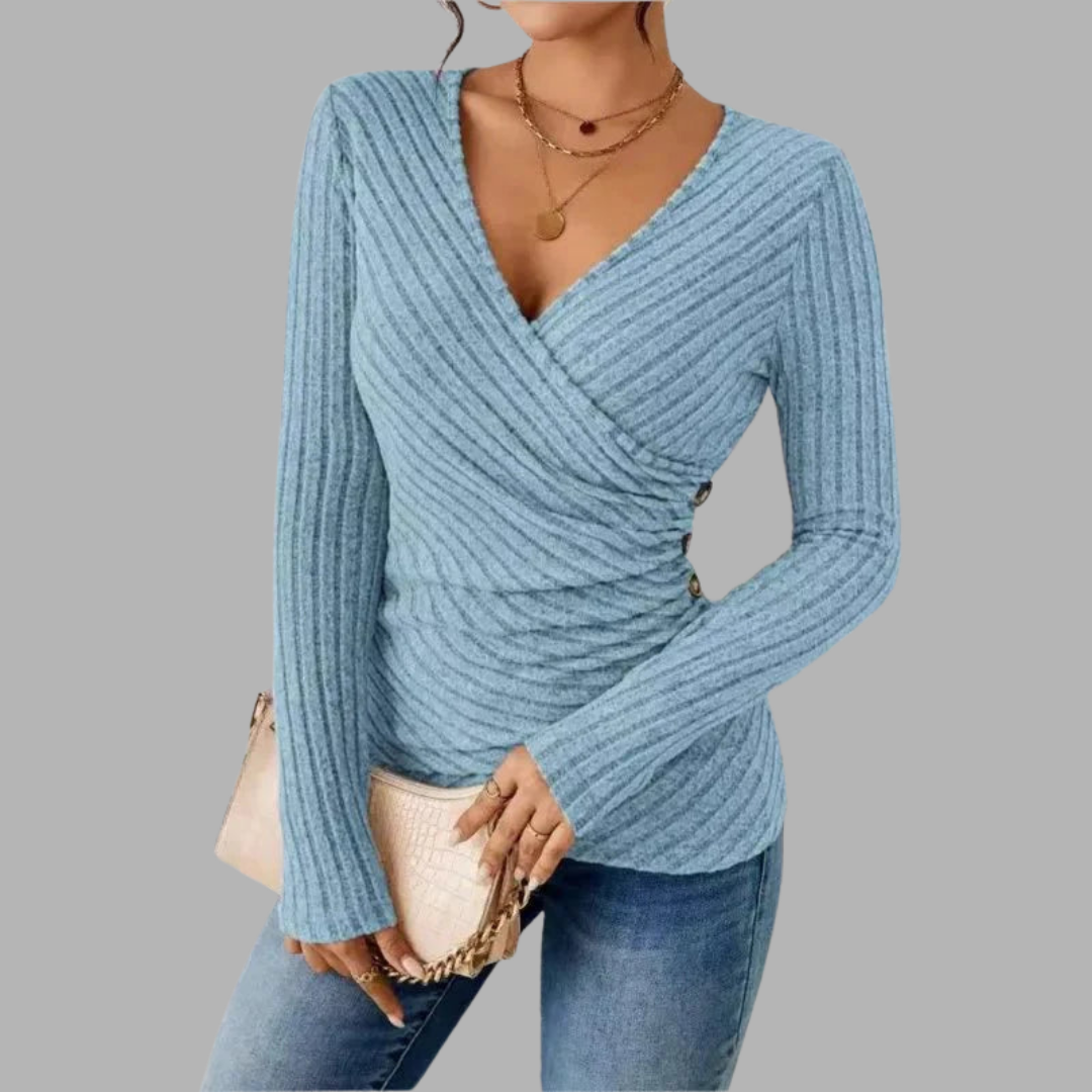 Melina | Shaping Long Sleeve Shirt with Slimming Effect