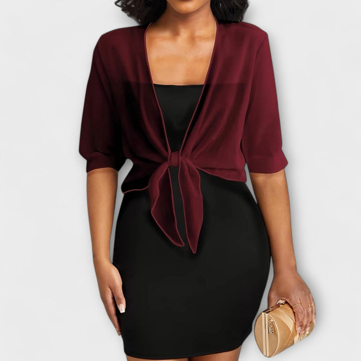 Olivia - Blouse with Open Front