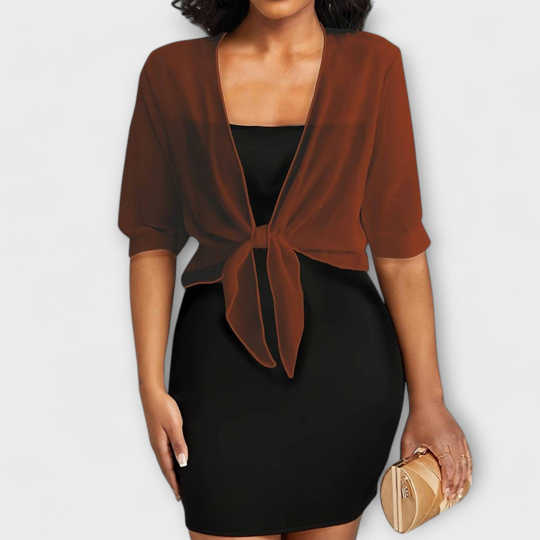 Olivia - Blouse with Open Front